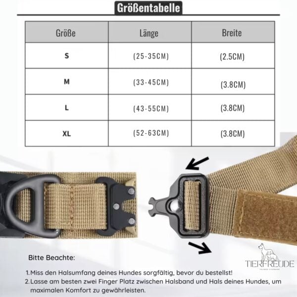 TagGuard Pro – Das Taktische Airtag-Hundehalsband für Sicherheit, Kontrolle & Komfort – Bild 14