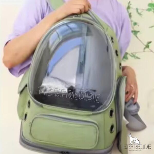 AstroTasche Haustiertransporttasche – Atmungsaktiv, Wasserdicht und Bequem für Hunde, Katzen und Kleintiere – Großes Fenster für maximale Sicht – Bild 8