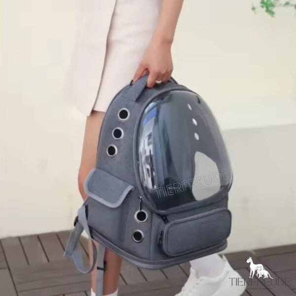 AstroTasche Haustiertransporttasche – Atmungsaktiv, Wasserdicht und Bequem für Hunde, Katzen und Kleintiere – Großes Fenster für maximale Sicht – Bild 12