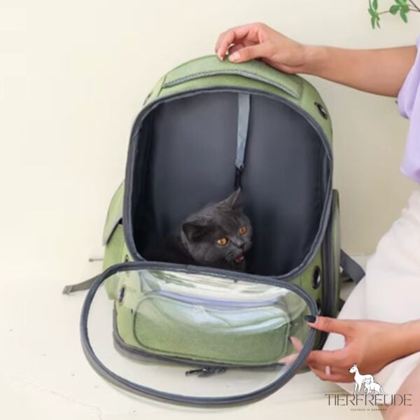 AstroTasche Haustiertransporttasche – Atmungsaktiv, Wasserdicht und Bequem für Hunde, Katzen und Kleintiere – Großes Fenster für maximale Sicht – Bild 9