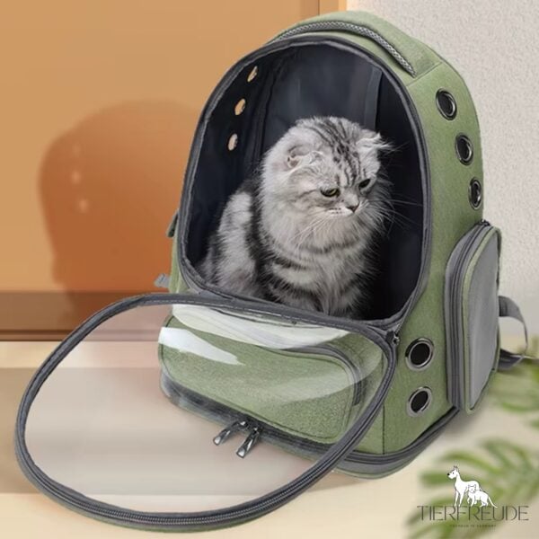 AstroTasche Haustiertransporttasche – Atmungsaktiv, Wasserdicht und Bequem für Hunde, Katzen und Kleintiere – Großes Fenster für maximale Sicht – Bild 2