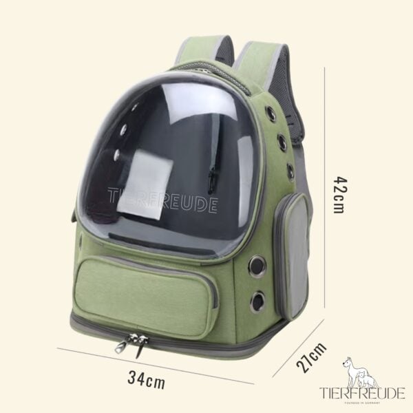 AstroTasche Haustiertransporttasche – Atmungsaktiv, Wasserdicht und Bequem für Hunde, Katzen und Kleintiere – Großes Fenster für maximale Sicht – Bild 5