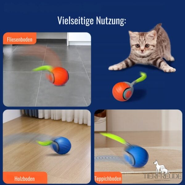 KatzenFreude 2.0 – Das Original neu definiert: Intelligentes, interaktives Katzenspielzeug mit smarten Features und schnellstem Motor! – Bild 2